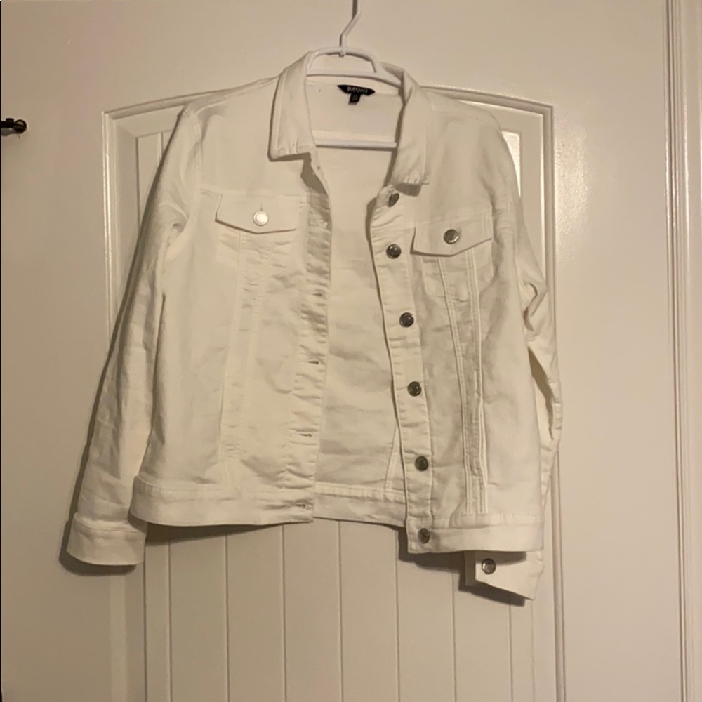 White Jean jacket
